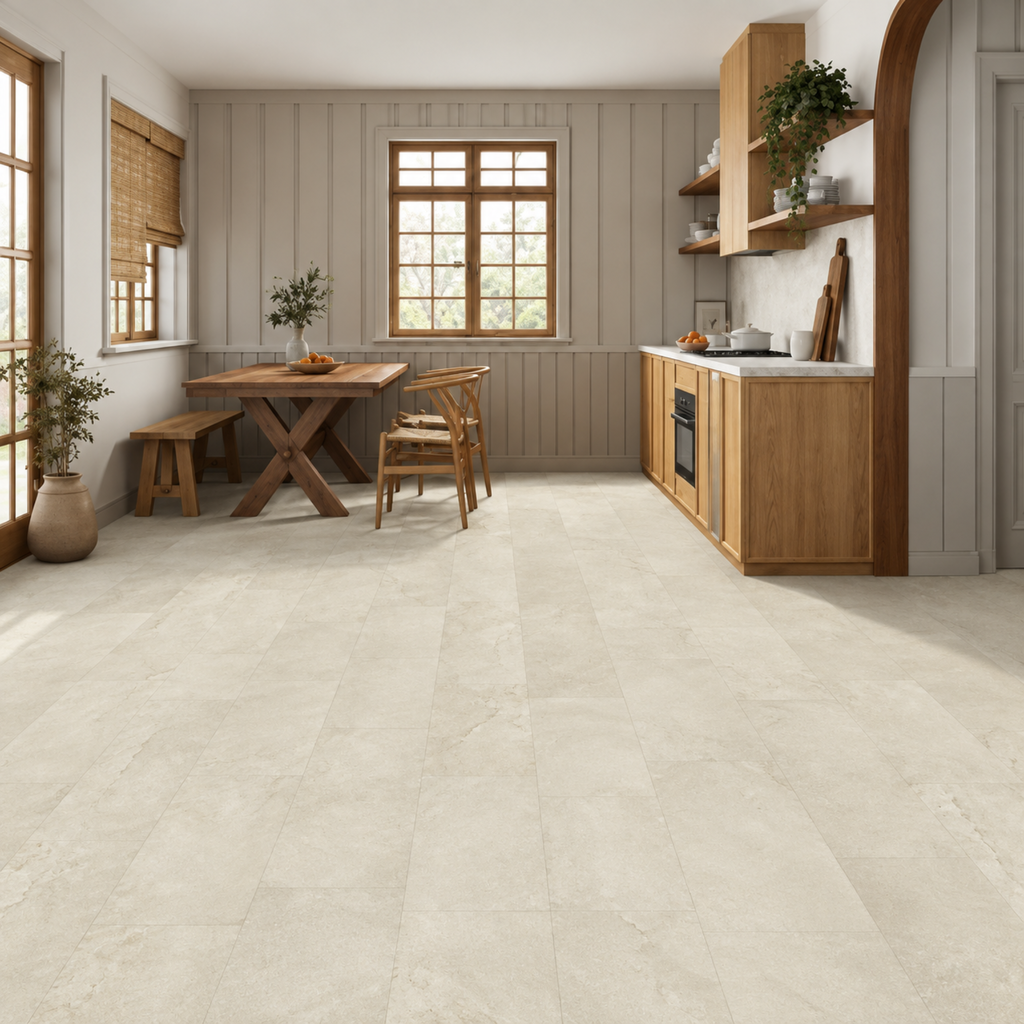 Casselman luxury vinyl plank room scene
