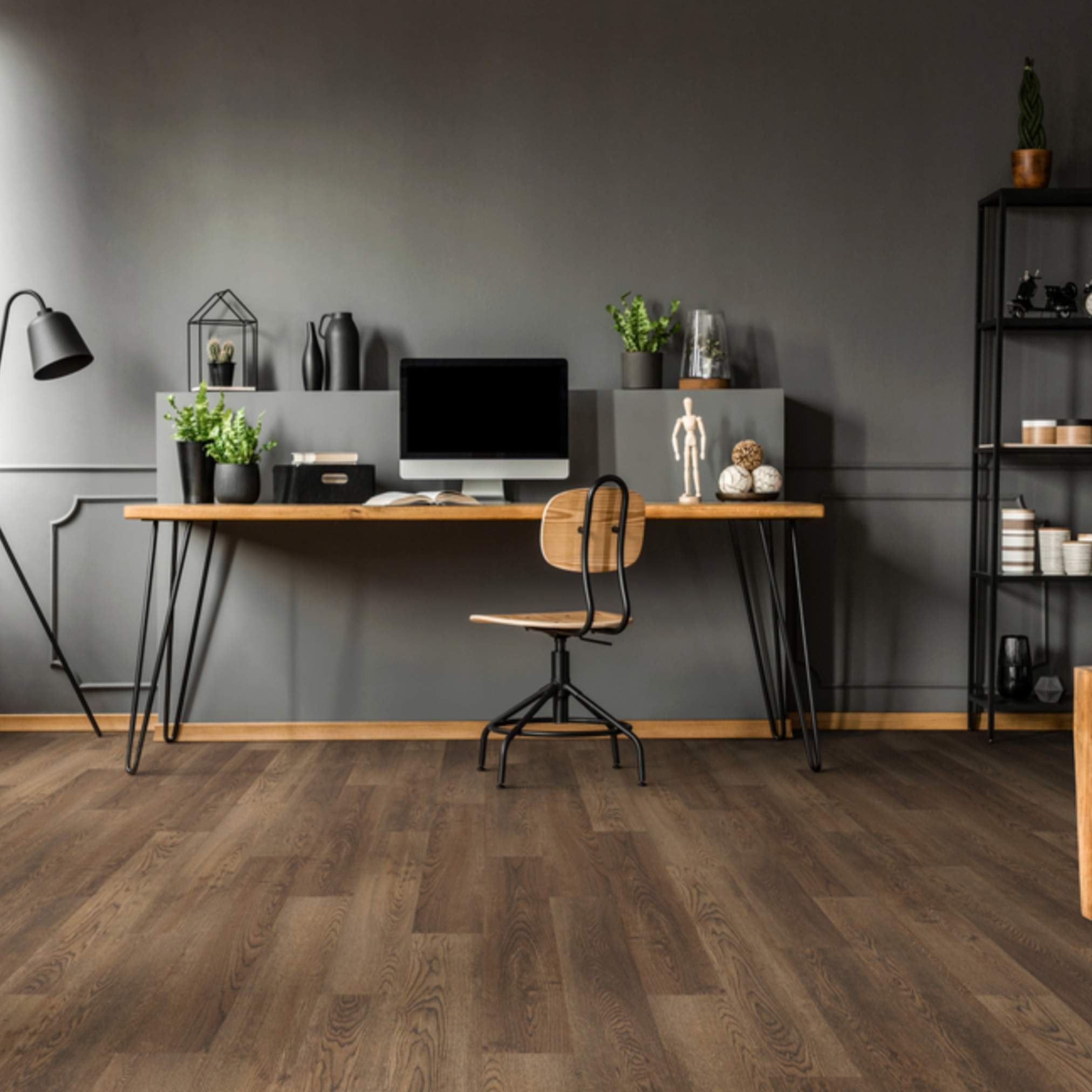 Kessner luxury vinyl plank room scene